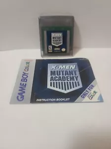 X-Men Mutant Academy Nintendo Gameboy Color - Cart And Manual - Tested - Picture 1 of 9