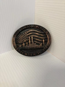 World Trade Center Steel Medallion 911 IAM Foundry Commemorative Numbered Rare  - Picture 1 of 6