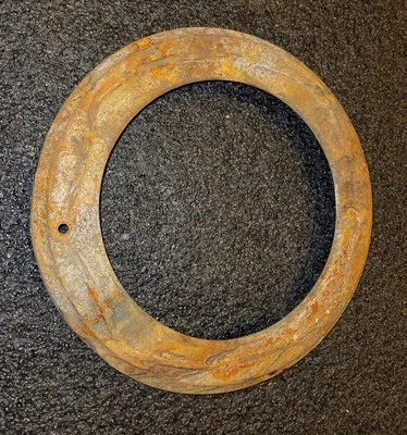 Antique  Brass Headlight Rim fits Oakland? 1926-1927? Parts Restore 10 1/8" OD - Image 1 of 2