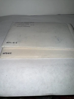 1971 & 1972 P and D Uncirculated 11 Coin Mint Sets In Original Mint Packaging  - Image 1 of 4