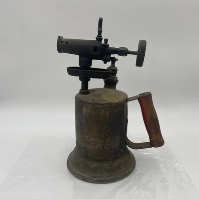 Soplador Clayton & Lambert de latón vintage de los años 20 para decoración o exhibición sin probar Foto 1 de 4