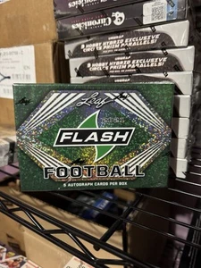 2021 Leaf Flash Football Factory Sealed HOBBY Box - 5 AUTOGRAPH ROOKIES! - Bild 1 von 1