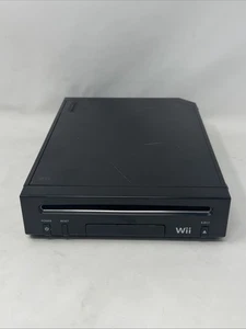 Nintendo Wii Ersatzkonsole nur schwarz RVL-101 getestet und funktioniert - Bild 1 von 5