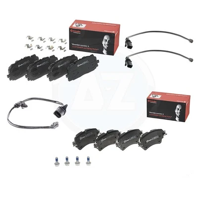PARA AUDI RS4 B9 RS5 F5x BREMBO OEM PASTILLAS DE FRENO DELANTERAS TRASERAS Y SENSORES DE CABLE DE DESGASTE Foto 1 de 3