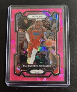 2023-24 Panini Prizm Basketball Shai Gilgeous-Alexander Pink Ice Prizm - Picture 1 of 2