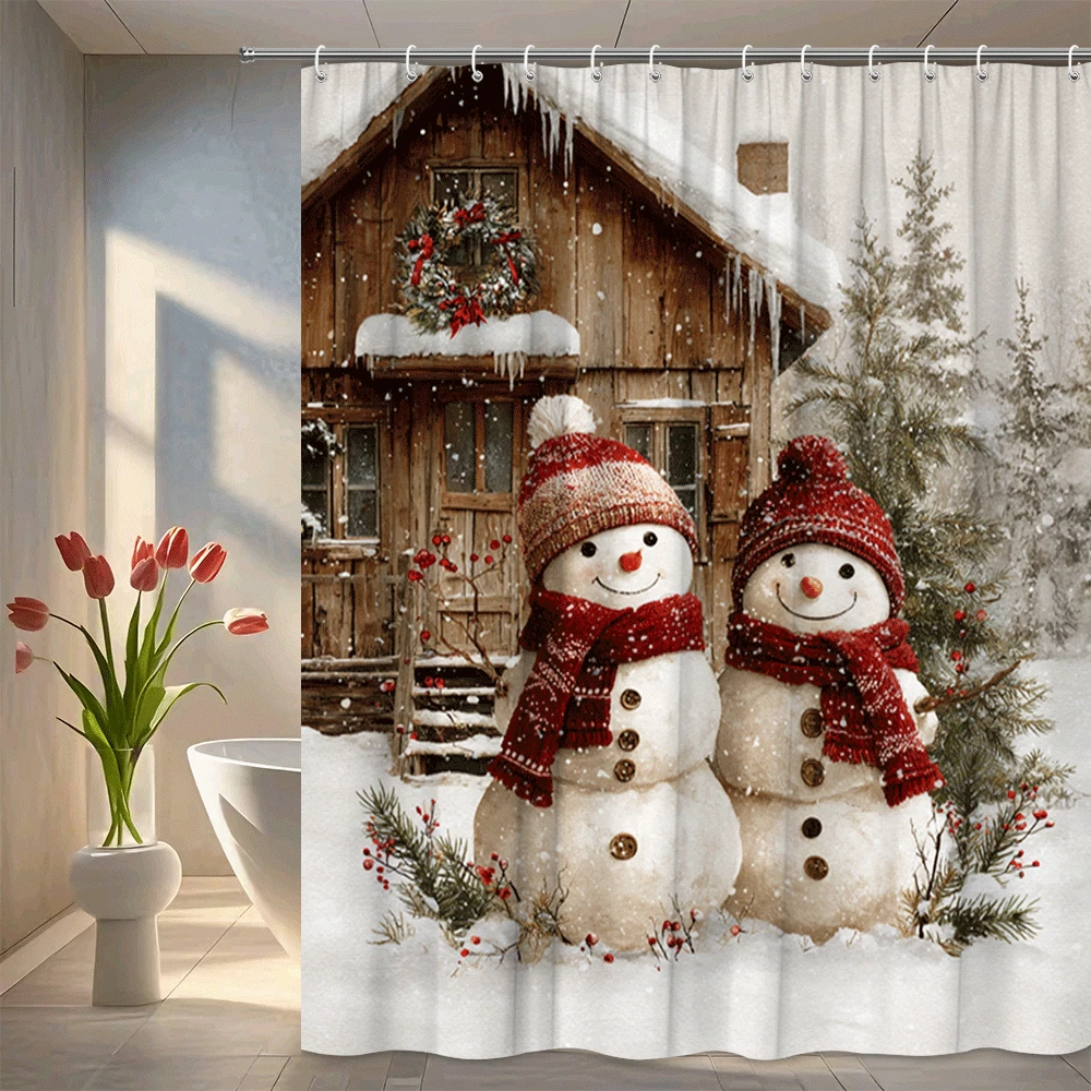 Tenda Doccia In Tessuto New Hope - SKL Home, 182x182 Cm, Multicolore Con Scritte E Natura