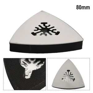 1 Pc 80mm Triangular Sanding Pad Stainless Steel Polishing Disc Oscillating Tool - Picture 1 of 24