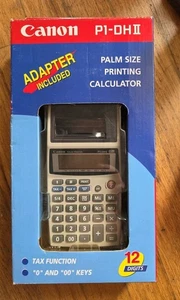 NEW IN BOX Canon P1DH III Palm Size Printing Calculator 12 digit AC/DC Operation - Picture 1 of 4