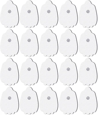 20-Pack TENS Unit Replacement Pads, Long-Lasting Snap Electrodes for 50 Times of - Image 1 of 4