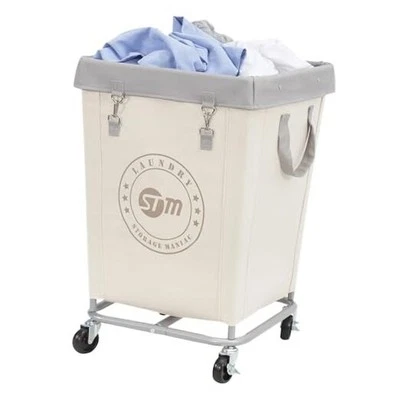  Commercial Laundry Hamper with Heavy Duty Steel Frame, 160 L Industrial  - Image 1 of 4