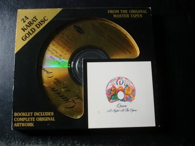 QUEEN A NIGHT AT THE OPERA 24 KT GOLD CD LIMITED EDITION — 第 1/2 张图片