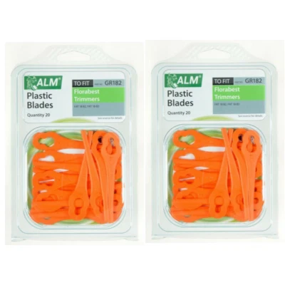 Vonhaus 20v Max Lithium-ion G Range Plastic Grass Strimmer Blades Pack of 40 - Image 1 of 2