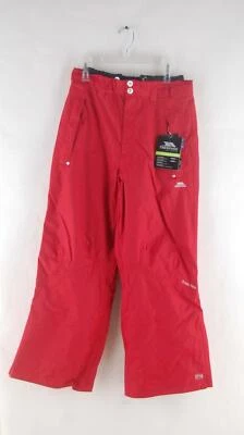 XS Trespass Descargar Hombres Cremallera Ventilada Snowboard y Pantalones de Esquí Rojo Foto 1 de 4