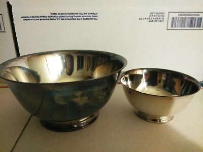 Reprodução de tigela Sons Of Liberty Paul Revere 6" e 4" por Oneida NOVO - Imagem 1 de 4