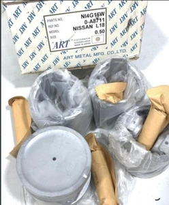 020" (0.50 mm) Engine Piston set 85.50 mm FOR Datsun Nissan L18 - Picture 1 of 5