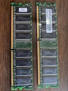 Generic 1GB (2 x 512MB) 184-Pin DDR SDRAM DDR 400 (PC 3200) Kit PN OCZ400512R3 - Picture 1 of 2