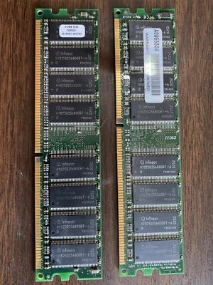 Generic 1GB (2 x 512MB) 184-Pin DDR SDRAM DDR 400 (PC 3200) Kit PN OCZ400512R3 - Image 1 of 2