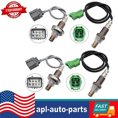 4PCS O2 Oxygen Sensor Up+Downstream For 2007-2008 Suzuki Grand Vitara V6 2.7L - Image 1 of 4