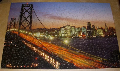 Coast To Coast Jigsaw Puzzle Springbok USA 2 Puzzles Grand Master 1985 Cities  - Image 1 of 4