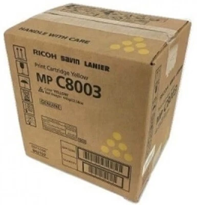 Genuine Ricoh Savin Lanier 842197 Yellow Print Cartridge MP C8003 ( MP C6503 )