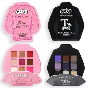 Makeup Revolution GREASE Pink Ladies + T-Birds Eyeshadow Palette Set Brand New - Picture 1 of 11