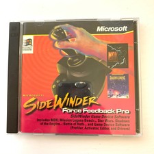 Microsoft Sidewinder Force Feedback Pro (PC, 1997) Software Discs CD-ROM