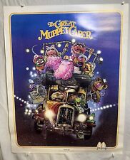 Vintage The Great Muppet Caper Movie Poster McDonald’s 1981 Nightlife KERMIT