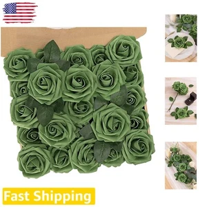 Flexible Foam Roses with Bendable Stems for Creative Decor Projects - Picture 1 of 8