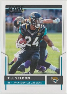 T.J. Yeldon - Jacksonville Jaguars - 2017 Panini Score Football - Base - #320 - Image 1 of 2
