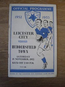 1951/52 LEICESTER CITY v HUDDERSFIELD TOWN - Picture 1 of 1
