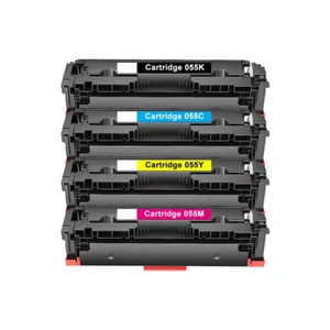 4PK BK/C/M/Y Toner For Canon 055 Color Laser Pro ImageCLASS MF742Cdw LBP663CD - Picture 1 of 4