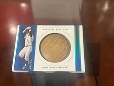 2021 National Treasures Whitey Ford BAT KNOB