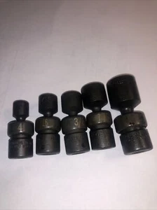SK 5pc 1/4" Dr 6pt SAE Swivel Impact Socket Set 1/4,5/16,3/8,7/16,9/16 Free Ship - Picture 1 of 3