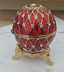 Royal Red Egg Trinket Box - Bild 1 von 7