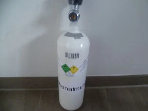 Sauerstoff, med. 2l l inkls. Füllung für Segelflieger, Höhenatmung - Bild 1 von 2