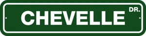CHEVELLE DR 6"X24" ALUM STREET SIGN-MAN CAVE CLASSIC HOT ROD CHEVY SUPER SPORT - Picture 1 of 8