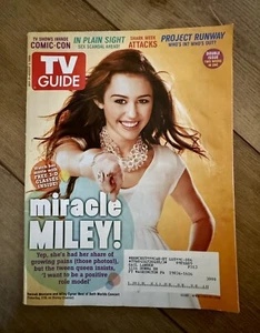 TV Guide July 21 2008  Miley Cyrus 3-D Movie Cover + Glasses ~ Mad Men - Picture 1 of 16