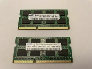 2 x 2GB = 4GB PC3-8500S MACBOOK MAC MINI APPLE iMAC 2009 2010 LAPTOP MEMORY RAM  - Picture 1 of 1