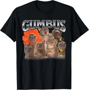 Funny Cat Meme GUMBUS Cat Meme Cat Lover Cat Mom Womens Mens T-Shirt Hoodie - Picture 1 of 19