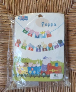 Peppa Pig Birthday Party Decorations Supplies Set Banner Balloons Cake Toppers - Picture 1 of 11