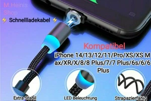 Handy Ladekabel kompatibel zu iPhone 11 12 X Xs Xr Xs 12 13 14 15 Pro Max iPad✅ - Bild 1 von 8