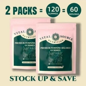 Premium Feminine Balance Gummies, Women's Probiotics Gummy for Vital Health - Picture 1 of 9