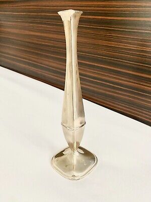 Italy Leonard Silver Plated Bud Vase  7.5in X 2.5in • 14.03$