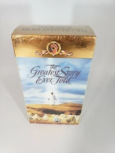 VHS , The Greatest Story Ever Told , 2 Tape Box Set , MGM , NEW , Factory Sealed - Picture 1 of 9