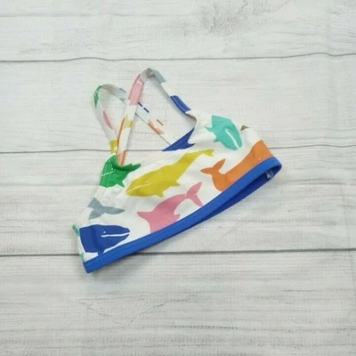 2/3 Mini Boden Whale Bikini Top - Image 1 of 4