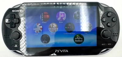 Sony PlayStation Vita PCH-2001 Black Handheld Console Only - image 1 of 4