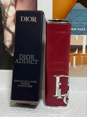 Dior Addict Lipstick Case Brick Cannage Authentic Beauty Accessory - Image 1 of 4
