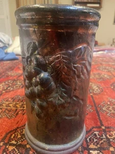 Raku Studio Pottery Weinkühler/Utensilienhalter - Signiert - Bild 1 von 7