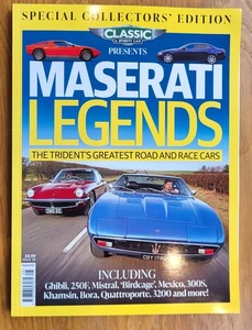 MASERATI LEGENDS Classic & Sports Car Magazine BRAND NEW MINT - Imagen 1 de 2