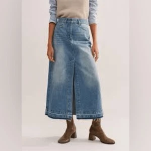 ME+EM Distressed Denim Maxirock Gr. M - Bild 1 von 13